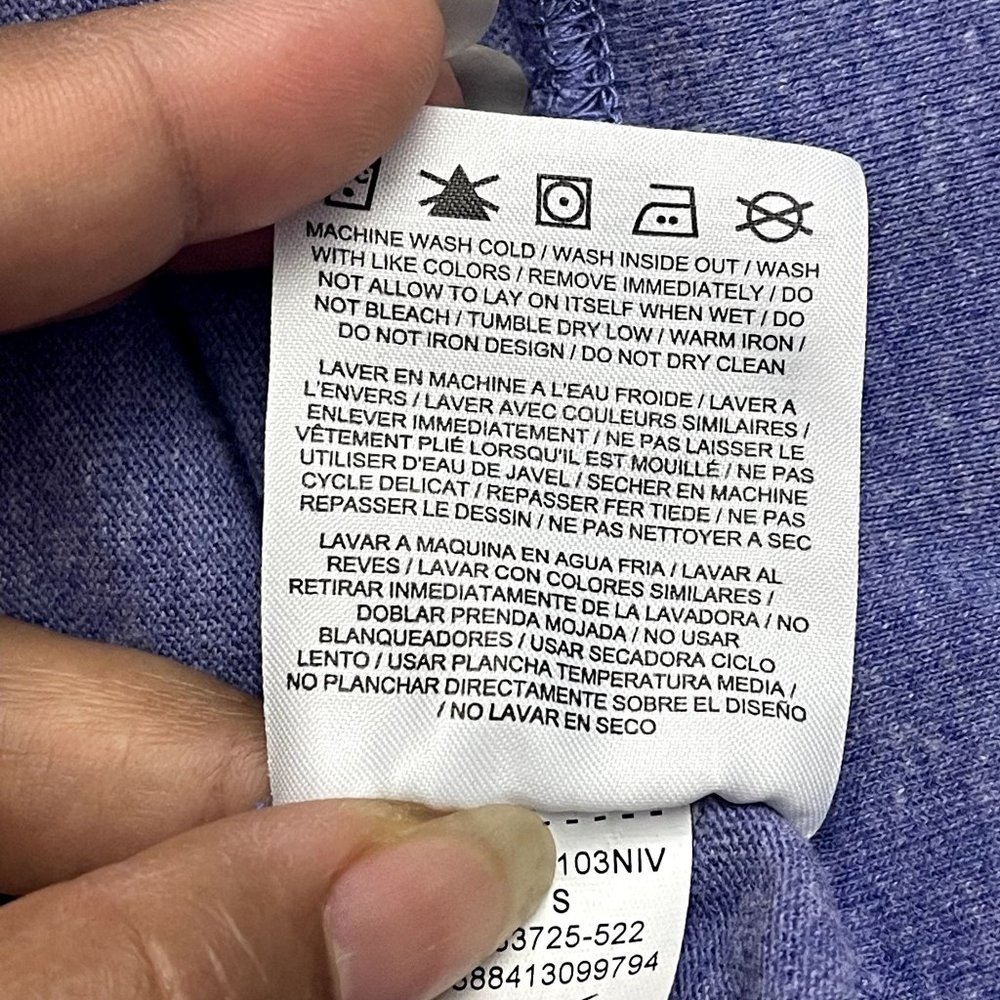 Nike Just Do it Women's Running Purple Long Sleeve Shirt Size S - Picture 9 of 10